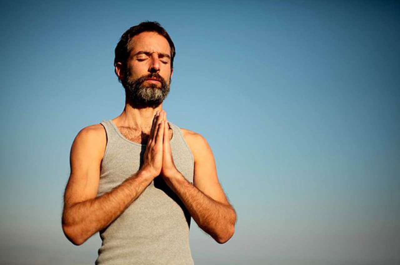 man yoga workshop